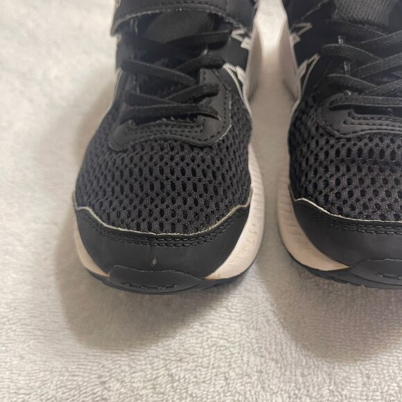 Asics Kids Boys Youth Contend 7 Black White Sneaker Running Shoes 1.5 - Picture 11 of 11